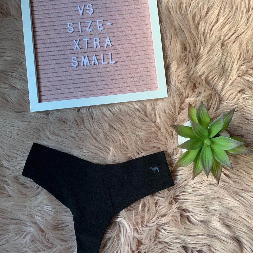 NWT Black VS Seamless Panty